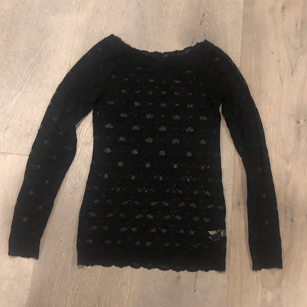 Free People black lace top